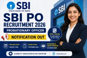 SBI PO Recruitment 2026