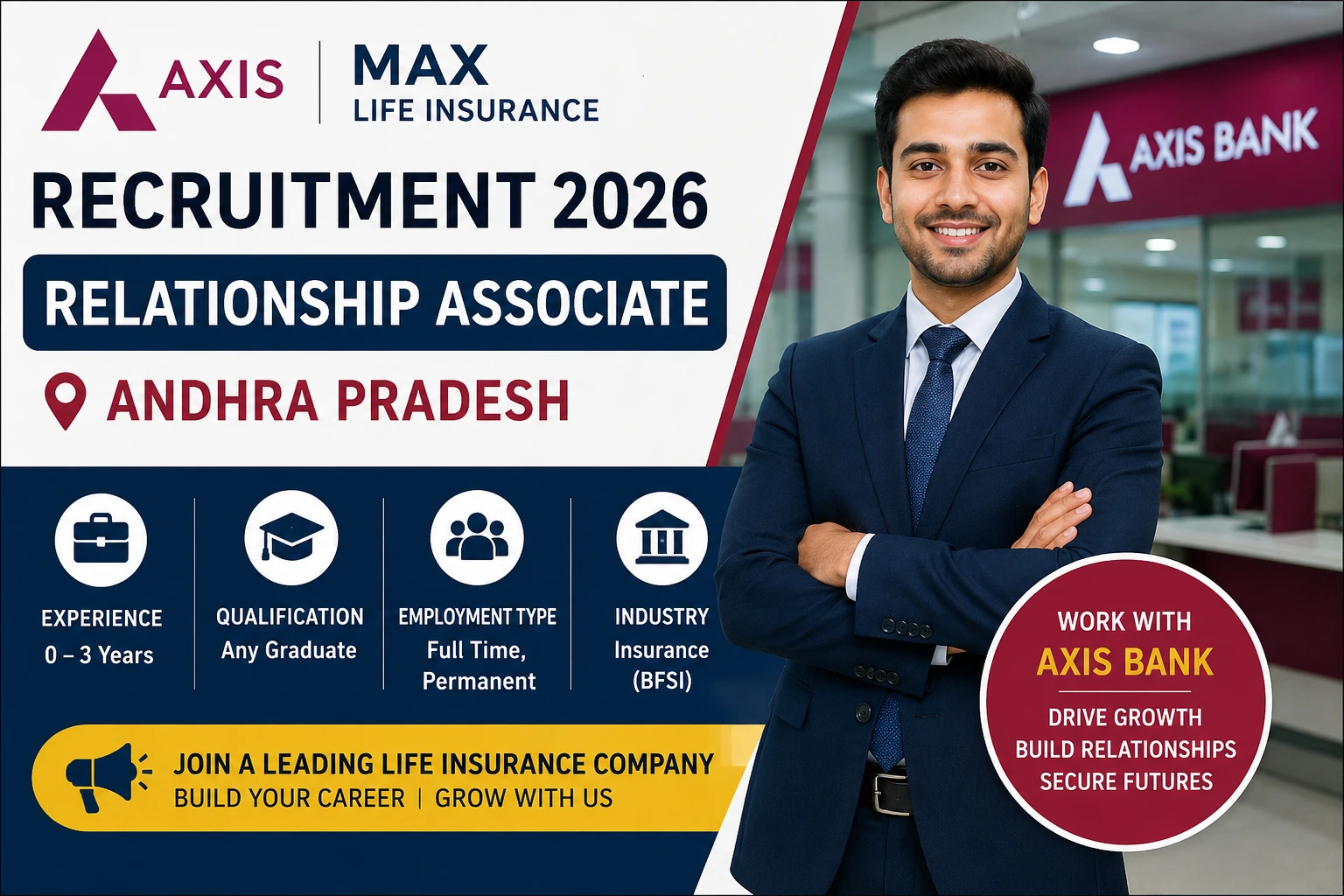 Axis Max Life Insurance Recruitment 2026