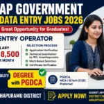 AP Government Data Entry Jobs 2026