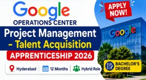 Google Operations Center Hiring 2026
