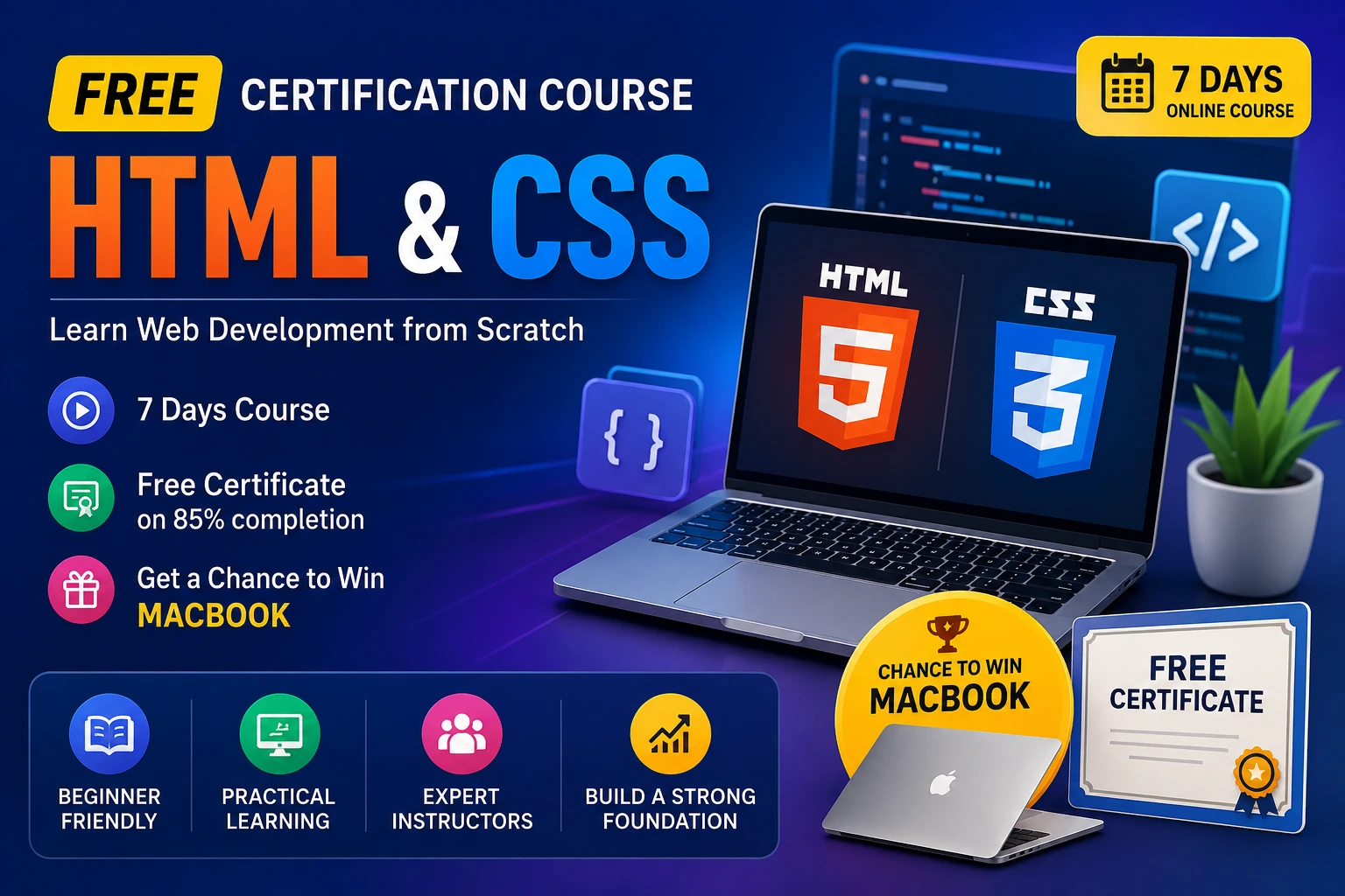HTML and CSS Free Certification Course 2026