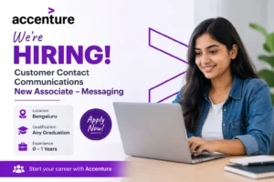Accenture Hiring Customer Contact Communications New Associate in Bengaluru