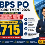 IBPS PO Recruitment 2026 Notification Out: Apply Online for 6,715 Probationary Officer Vacancies – Eligibility, Salary, Exam Pattern & Important Dates