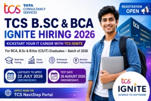 TCS B.Sc Ignite Hiring 2026
