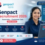 Genpact Recruitment 2026 : Associate – Customer Care (Non-Voice) Jobs | Freshers & Experienced Can Apply | Hyderabad, Vijayawada & Guntur