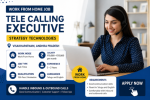 Tele Calling Executive Job in Visakhapatnam