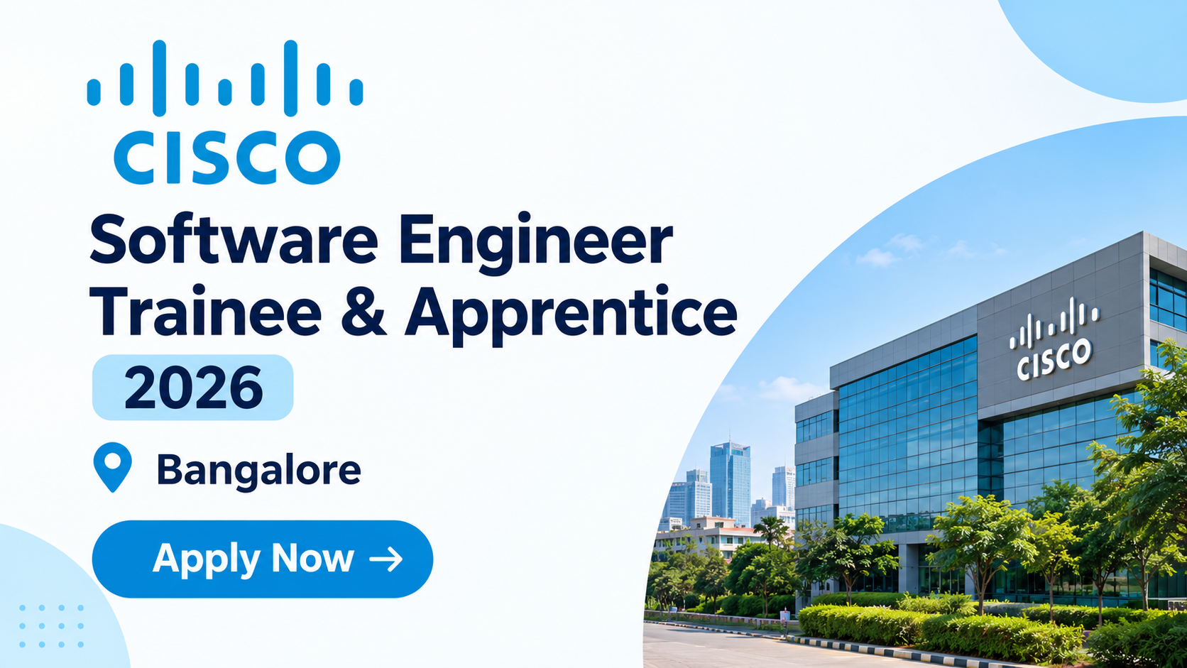 Cisco Software Engineer Trainee & Apprentice 2026