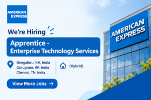 American Express Apprentice Recruitment 2026