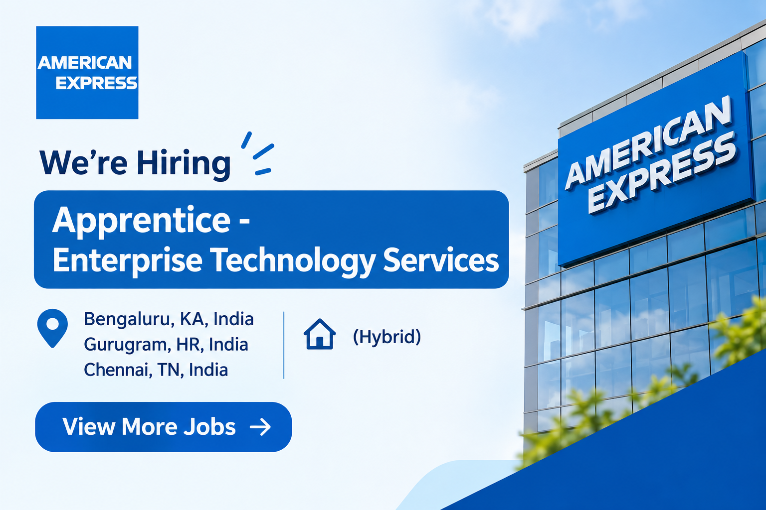 American Express Apprentice Recruitment 2026