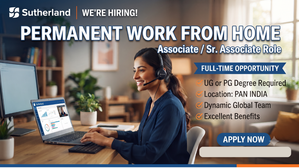 Sutherland Work From Home Job: Apply for Associate Role (2026)