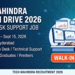 Tech Mahindra Walk-in Drive 2026 Sep