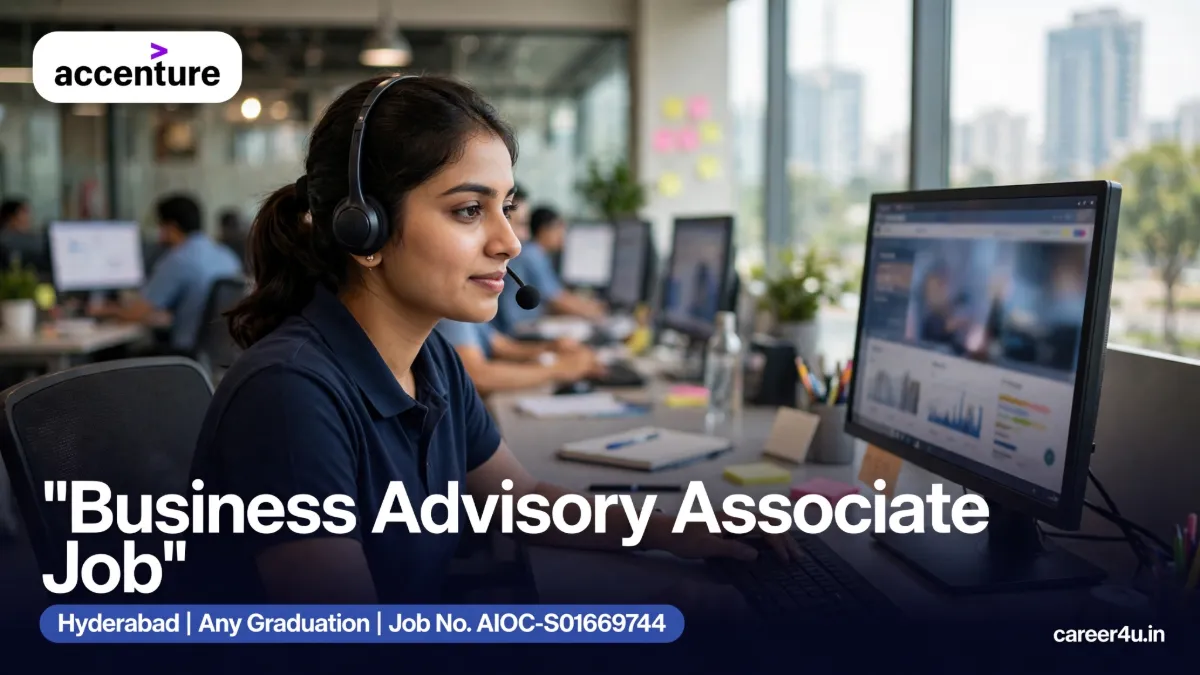 Accenture Business Advisory Associate Job in Hyderabad: Voice Role Details