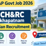 AP Govt Job 2026: HBCH&RC Visakhapatnam Technician Recruitment