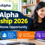 CodeAlpha Internship 2026: Work-from-Home Opportunity