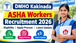 DMHO Kakinada ASHA Workers Recruitment 2026 : Eligibility , Apply Process , Latest Update