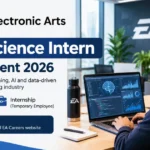 Electronic Arts Data Science Intern Recruitment 2026: Hyderabad Job, Eligibility and Apply Online