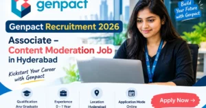 Genpact Recruitment 2026: Associate Content Moderation Job in Hyderabad