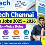 HCLTech Chennai Freshers Jobs 2025–2026: Voice and Non-Voice Roles