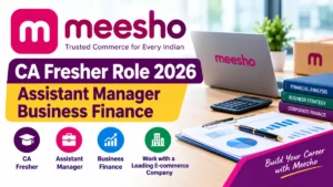 Meesho CA Fresher Role 2026
