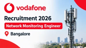 Vodafone Recruitment 2026: Network Monitoring Engineer Role in Bangalore